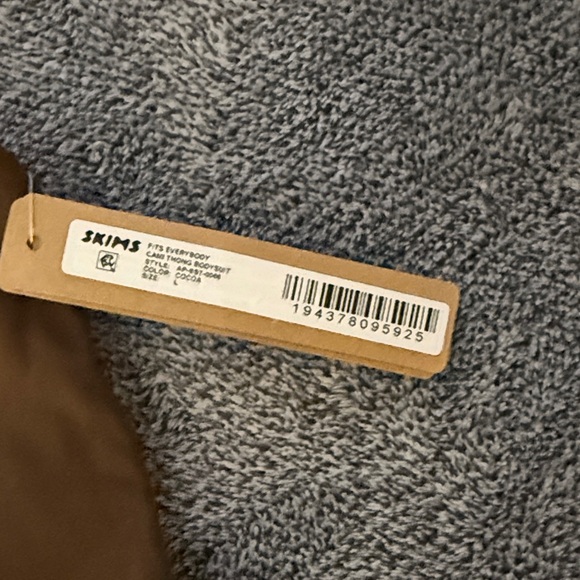 SKIMS fits everybody cami bodysuit cocoa large - Picture 2 of 6